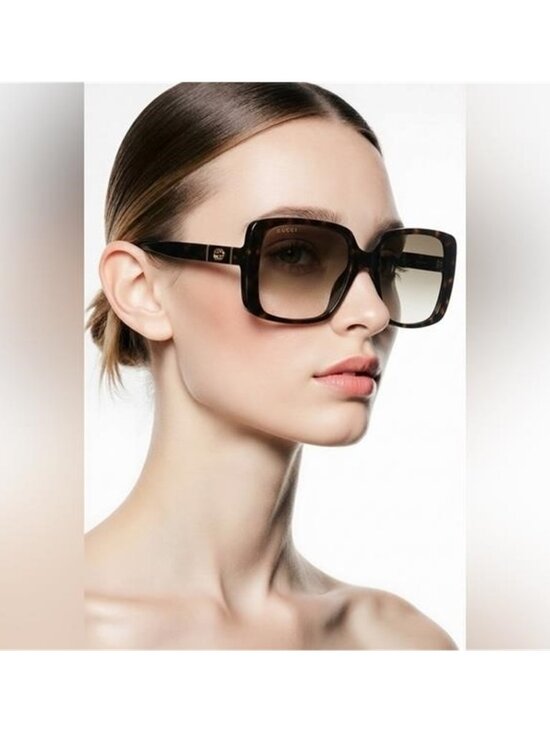 New Authentic Gucci GG0632S 002 Butterfly Sunglasses main image 6